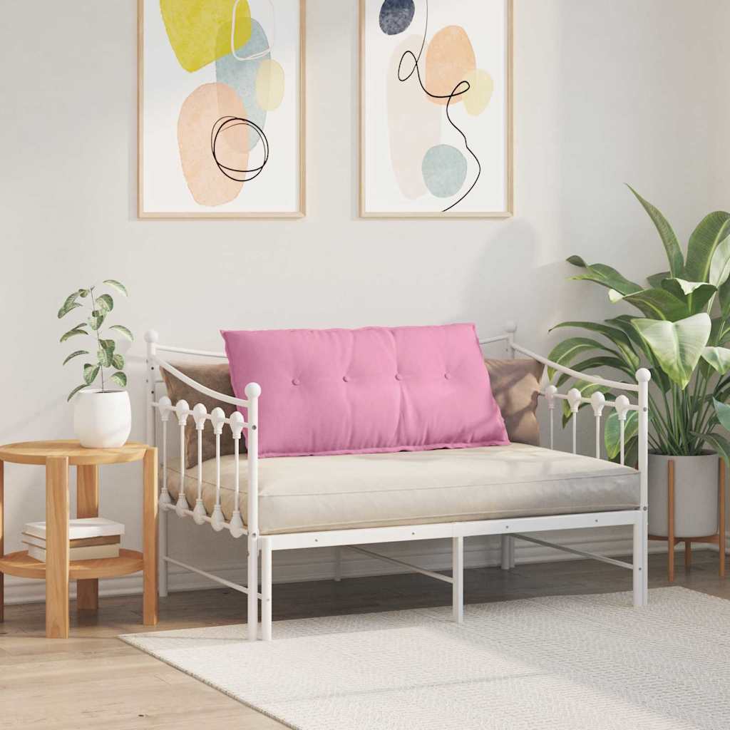 Cuscino per Schiena Rosa 100 x 19 x 50 cm Tessuto