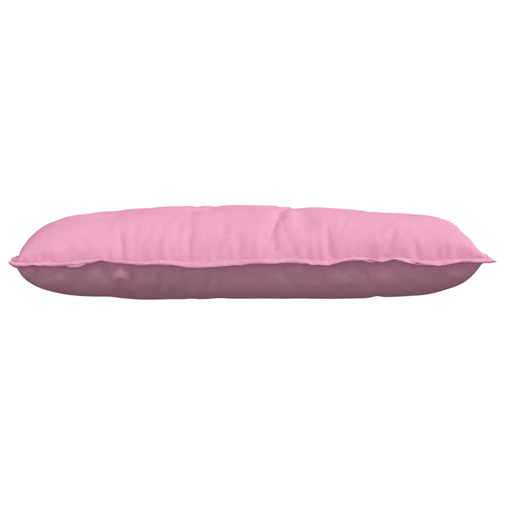 Cuscino per Schiena Rosa 100 x 19 x 50 cm Tessuto