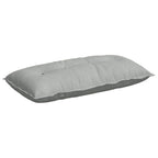 Cuscino per Schiena Grigio chiaro 100 x 50 cm Tessuto in Cords