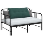 Cuscino per Schiena Verde Scuro 100 x 50 cm Tessuto in Cords