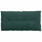 Cuscino per Schiena Verde Scuro 100 x 50 cm Tessuto in Cords