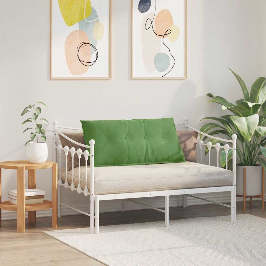 Cuscino per Schiena Verde chiaro 100 x 50 cm Tessuto in Cords