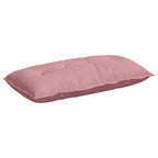 Cuscino per Schiena Rosa 100 x 50 cm Tessuto in Cords