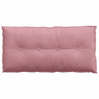 Cuscino per Schiena Rosa 100 x 50 cm Tessuto in Cords