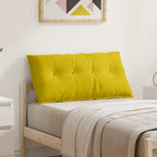 Cuscino per Schiena Giallo 100 x 50 cm Tessuto in Cords