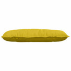 Cuscino per Schiena Giallo 100 x 50 cm Tessuto in Cords