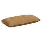 Cuscino per Schiena Marrone 100 x 50 cm Tessuto in Cords