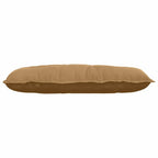 Cuscino per Schiena Marrone 100 x 50 cm Tessuto in Cords