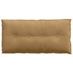 Cuscino per Schiena Marrone 100 x 50 cm Tessuto in Cords