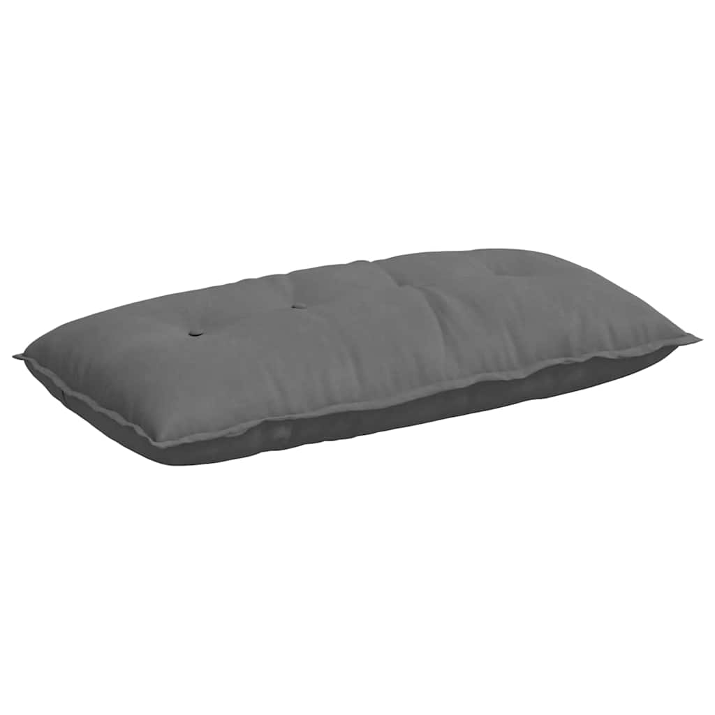 Cuscino per Schiena Grigio scuro 100 x 50 cm