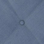 Cuscino per Schiena Blu 100 x 50 cm Tessuto in Cords