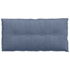 Cuscino per Schiena Blu 100 x 50 cm Tessuto in Cords