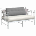 Cuscino per Schiena Grigio chiaro 120 x 19 x 50 cm Tessuto