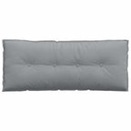 Cuscino per Schiena Grigio chiaro 120 x 19 x 50 cm Tessuto