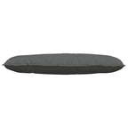 Cuscino per Schiena Grigio scuro 120 x 19 x 50 cm Tessuto