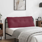 Cuscino per Schiena Rosso Vino 120 x 19 x 50 cm Tessuto