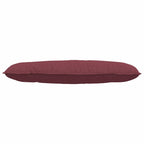 Cuscino per Schiena Rosso Vino 120 x 19 x 50 cm Tessuto