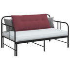 Cuscino per Schiena Rosso Vino 120 x 19 x 50 cm Tessuto