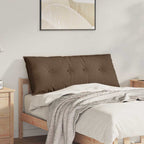 Cuscino per Schiena Marrone 120 x 19 x 50 cm Tessuto