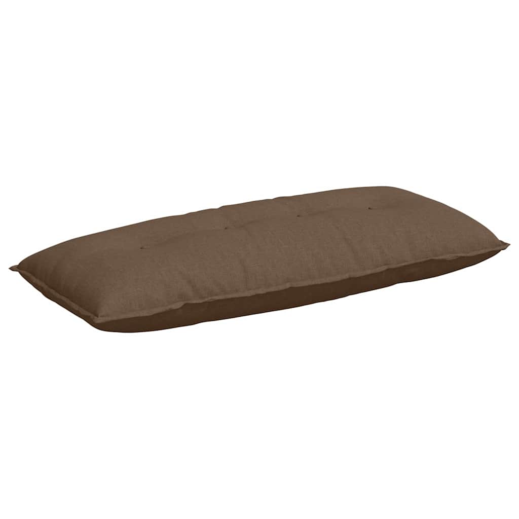 Cuscino per Schiena Marrone 120 x 19 x 50 cm Tessuto