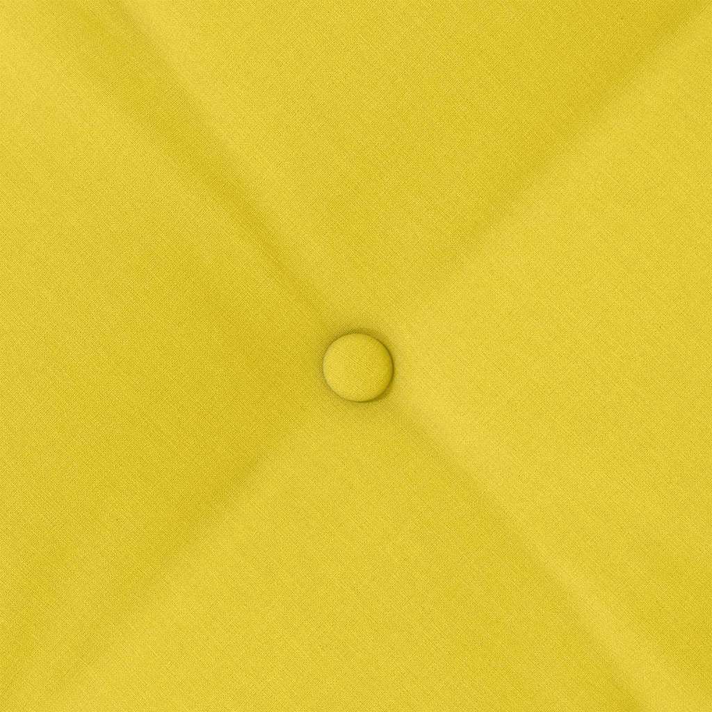 Cuscino per Schiena Giallo Chiaro 120 x 19 x 50 cm Tessuto