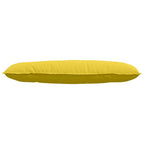 Cuscino per Schiena Giallo Chiaro 120 x 19 x 50 cm Tessuto