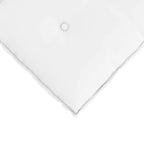 Cuscino per Schiena Bianco 120 x 19 x 50 cm Tessuto
