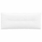 Cuscino per Schiena Bianco 120 x 19 x 50 cm Tessuto
