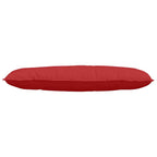 Cuscino per Schiena Rosso 120 x 19 x 50 cm Tessuto