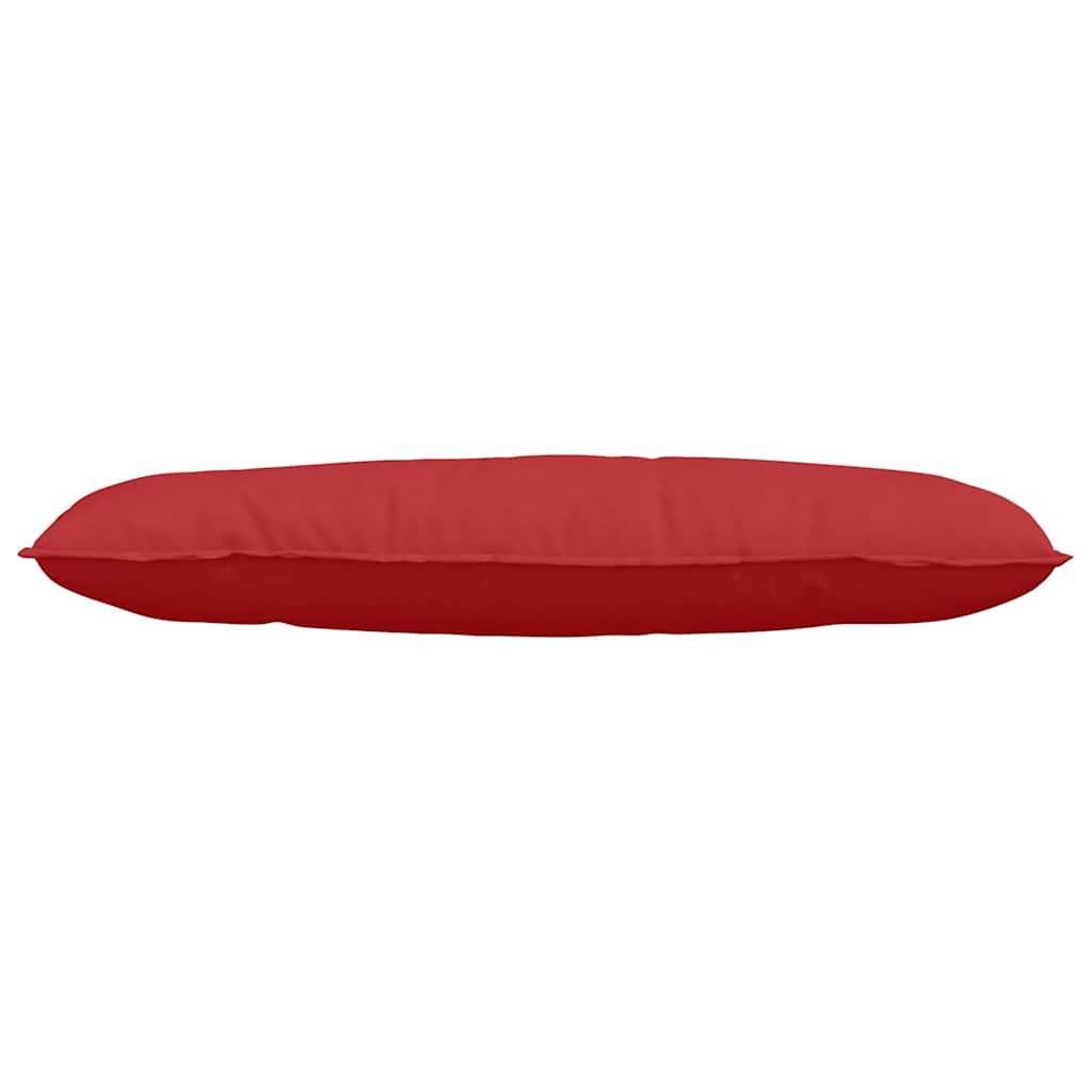 Cuscino per Schiena Rosso 120 x 19 x 50 cm Tessuto