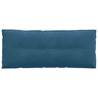 Cuscino per Schiena Blu 120 x 50 cm Tessuto in Cords