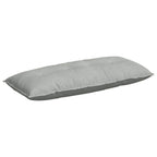 Cuscino per Schiena Grigio chiaro 120 x 50 cm Tessuto in Cords