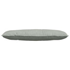 Cuscino per Schiena Grigio chiaro 120 x 50 cm Tessuto in Cords