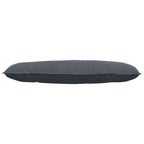 Cuscino per Schiena Grigio scuro 120 x 50 cm Tessuto in Cords