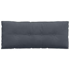 Cuscino per Schiena Grigio scuro 120 x 50 cm Tessuto in Cords