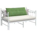 Cuscino per Schiena Verde chiaro 120 x 50 cm Tessuto in Cords