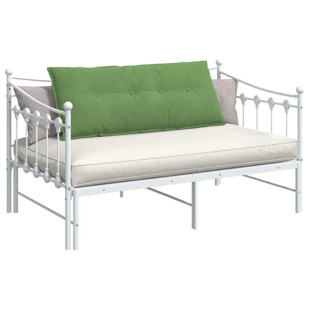 Cuscino per Schiena Verde chiaro 120 x 50 cm Tessuto in Cords