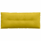 Cuscino per Schiena Giallo 120 x 50 cm Tessuto in Cords