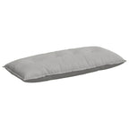 Cuscino per Schiena Grigio chiaro 120 x 50 cm
