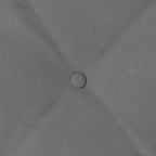 Cuscino per Schiena Grigio scuro 120 x 50 cm