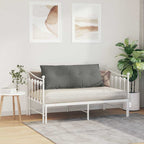 Cuscino per Schiena Grigio scuro 120 x 50 cm