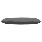 Cuscino per Schiena Grigio scuro 120 x 50 cm