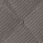 Cuscino per Schiena Grigio chiaro 120 x 50 cm Tessuto in Cords