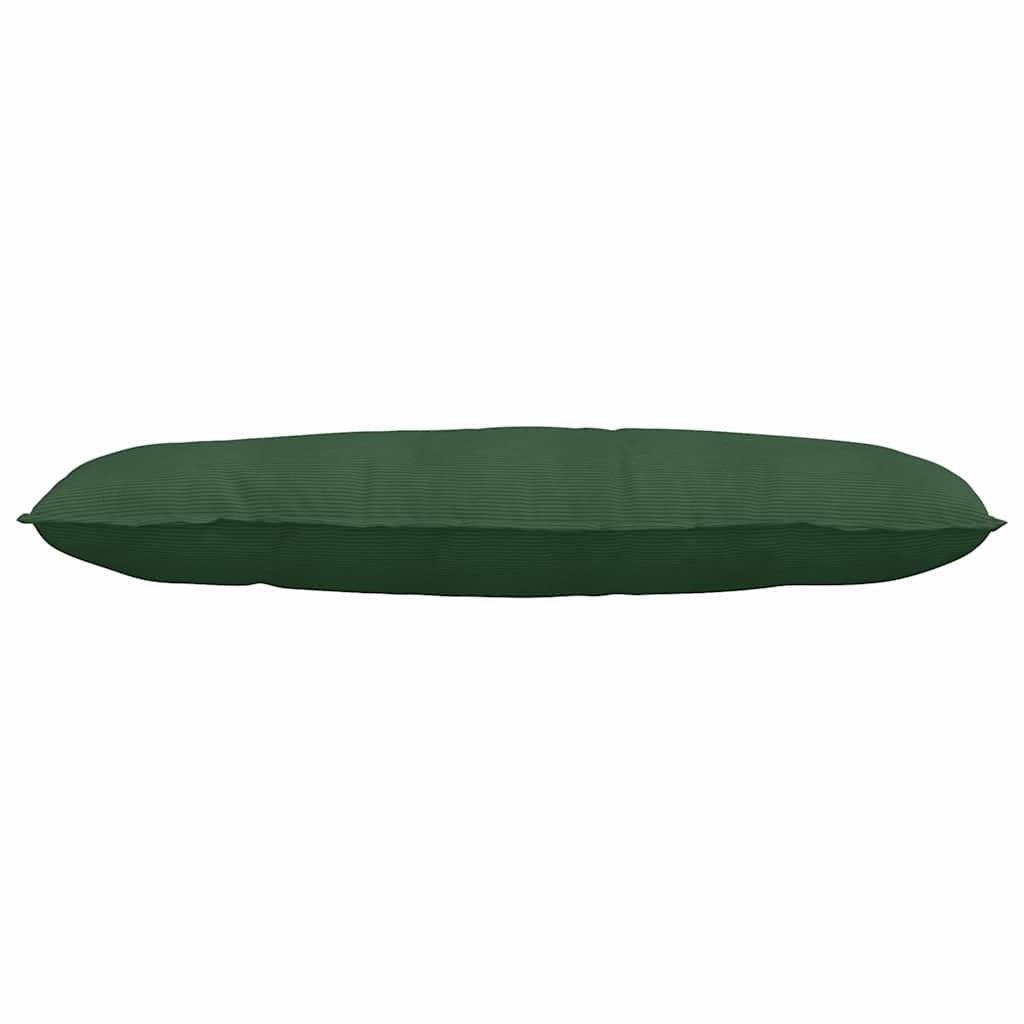 Cuscino per Schiena Verde Giungla 120 x 50 cm Tessuto in Cords