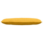 Cuscino per Schiena Giallo Chiaro 120 x 50 cm Tessuto in Cords