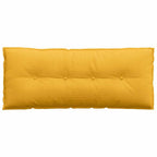 Cuscino per Schiena Giallo Chiaro 120 x 50 cm Tessuto in Cords