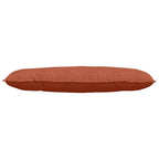 Cuscino per Schiena Rosso Arancio 120 x 50 cm Tessuto in Cords