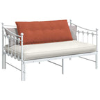 Cuscino per Schiena Rosso Arancio 120 x 50 cm Tessuto in Cords