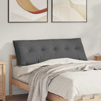Cuscino per Schiena Grigio scuro 140 x 19 x 50 cm Tessuto