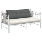 Cuscino per Schiena Grigio scuro 140 x 19 x 50 cm Tessuto